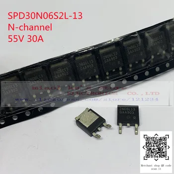 [10vnt]100%Naujas originalus :SPD30N06S2L-13 2N06L13 MOSFET N-CH 55V 30A TO252-3