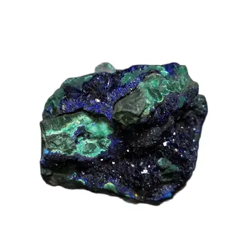133g C4-4E Natūralaus Malachito Azurite Mineralinių Egzempliorių Forma, Anhui, KINIJA