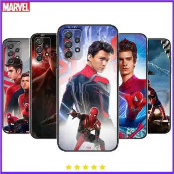 2022 Marvel Spiderman Telefono dėklas Korpuso Samsung Galaxy A70 A50 A51 A71 A52 A40 A30 A31 A90 A20E 5G a20s Juoda Korpuso Meno Ląstelių C
