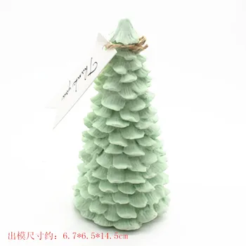 3D Didelės Kalėdų medžio Pušies formos žvakė silikono formos Rankų darbo aromaterapija gipso automobilių apdailos pelėsių