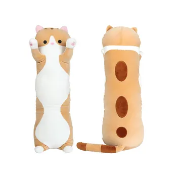 70cm/90cm Ilgio cute kačių lėlė minkštu triušio didelės pagalvės šuo animacinių filmų pliušinis lėlės mesti pagalvę dino atgal pagalvėlės lovos atlošo pagalvė