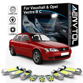 AENVTOL LED Interjero Šviesos Canbus Už Vauxhall Opel Vectra B C GTS Paieška Caravan 1999 2000 2001 2003 2004 2005 2006 Priedai