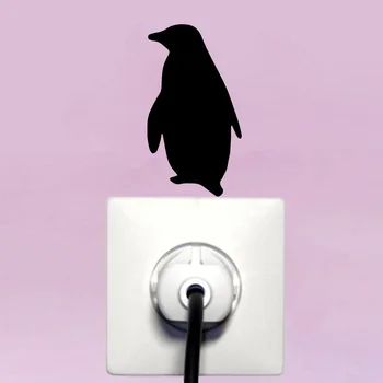 Drop Laivyba pingvinas Lipni Vinilo Tapetai Vaikams Patalpų Apdaila Sienos Meno FRESKOS Lašas Laivybos