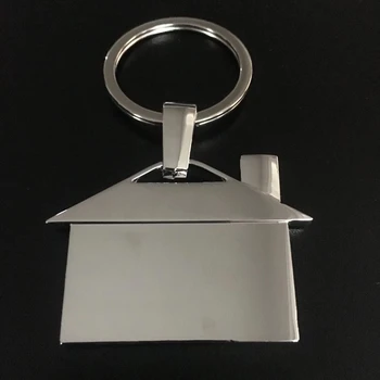 Namas keychain namas raktų pakabukas metalo keychain atostogų dovanos