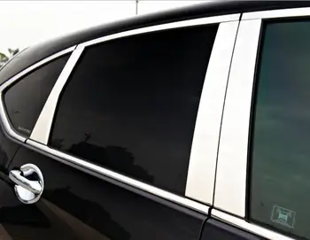Nerūdijančio Plieno Lango Apdailos Centras Ramsčių Lipdukai Apdailos Dangtelis Išorinis Kėbulo Decora Honda CR-V, CR-V (2012-2015 M.) Automobilio Stiliaus