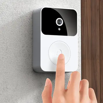 Smart Video Doorbell Belaidį durų skambutį WiFi Nuotolinio Namų Domofonas dvipusio Durų Varpelis su HD infraraudonųjų SPINDULIŲ Naktinio Matymo Saugumo Kameros