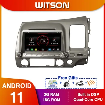WITSON Automobilio Multimedijos Grotuvas Stereo GPS DVD Radijo Navigacijos Android Ekranas Android 11 HONDA CIVIC RHD