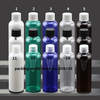 100ml apvalių pečių, plastiko, PET butelių už losjonas/emulsija/serumo/šampūnas/tonerio/odos priežiūra/kosmetikos pakuotės plastikinis buteliukas