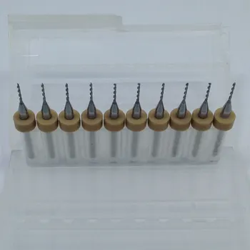 10Pc 0,9 mm CNC cutter PCB Spausdinimo plokštės Karbido Micro Grąžtai Įrankis Pabaigos Frezavimo