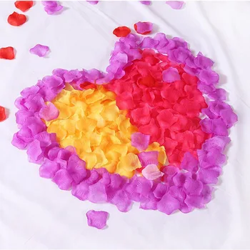120pcs Modeliavimas Rose Šilko Gėlių Žiedlapių, Vestuvių Dekoravimas Šalis Santuokos Išdėstymas Netikrą Žiedlapis Valentino Diena Romantiška Žiedlapis