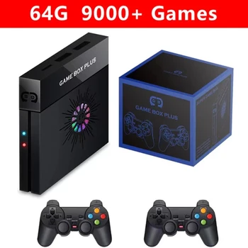 2022 Naujas Retro Mini X6 Vaizdo Žaidimų Pultai, Tv Box Magic Box, Pastatytas 10000+ 3D Žaidimai Psp/n64/psx/nds/naomi Dovana