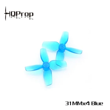 4Pairs 8PCS HQPROP 31MMX4 31mm 4-Blade PC Sraigto 1mm RC FPV Freestyle Tinywhoop Micro Drones 