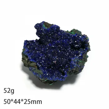 52g C4-4D Natūralaus Akmens Malachito Azurite Mineralinių Kristalų Mėginių Papuošalai iš Anhui Provincijoje, Kinija