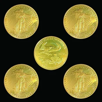 5VNT 2021 jav Erelis Laisvės Godness Aukso JAV Monetų Kolekcionieriams Surinkimo Dovanos Telaimina Dievas Amerikos