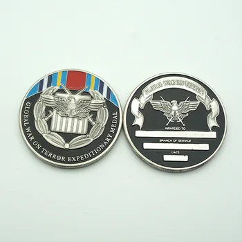 5VNT Pasaulinio Karo su Terorizmu Ekspedicinių Atminimo Medalis Iššūkis Karinės Erelis Monetų Kolekcija