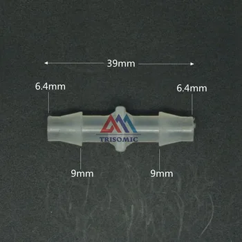 6.4 mm, Tiesi Jungtis Plastikiniai Montavimo Spygliuota Jungtis Medžiaga PP Žarna PVC Vamzdžio Jungtis Stalius Montavimo Akvariumo Žuvų Bakas