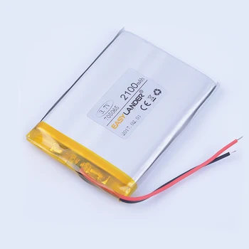 705065 3.7 V 2100mAh Li-Polimero Li-ion Baterija MP4 MP5 PDA GPS DVR įrankiai tablet pc DVD galia banko Garsiakalbis 694965