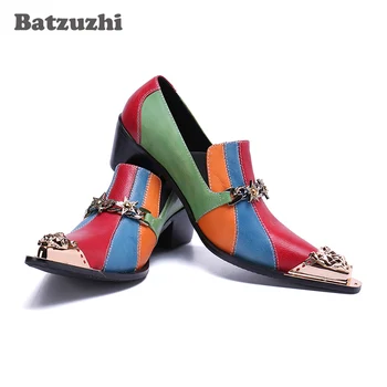 Batzuzhi Dizainerio Vyrų Suknelė, Batai italijos Tipo Vyrai Batai Odiniai Verslo Avalynės Mados Šaliai ir Vestuvių Batai Aukštu Kulnu