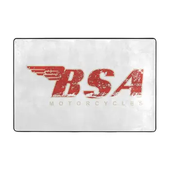 BSA Motociklų Senas Słomianka Kilimų Mat Kilimas Poliesteris, neslidžia Grindų Dekoras Vonia, Vonios kambarys, Virtuvė, Balkonas 60*90