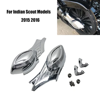 Dėl Indijos 2015 2016 Scout Modeliai Papuošti Lipdukas Kairėje ir Dešinėje Galiniai Swingarm Padengti Ašis Varžto Padengti atitinka Motociklo Priedai