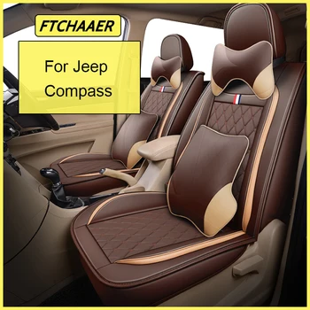 FTCHAAER Automobilių Sėdynės Padengti Jeep Compass Auto Reikmenys, Interjero (1seat)