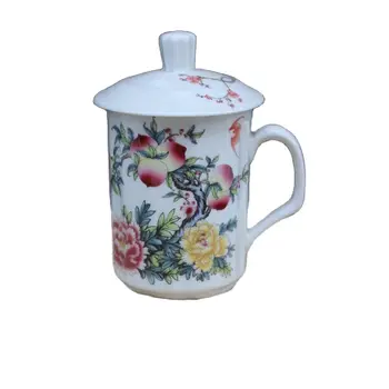 Jingdezhen keraminių gėlių taurės, teacup.