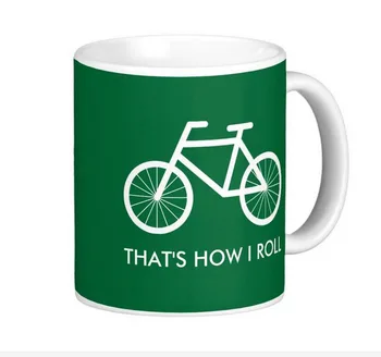 Juokinga, dviračių nuoma, jojimo entuziastai, Baltos Kavos Puodeliai, Arbatos Puodelis Pritaikyti Dovana LVSURE Keramikos Puodelis Kelionės Kavos Puodeliai