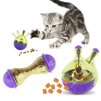 Kačių Maistas Lesyklos Kamuolys Interaktyvus Įdomus Dubuo Naminių Gyvūnų Žaislai Masažuoklis Kačiukas Drebulys Nuotėkio Kamuolys Katės Priedai Namų Šuo Produktus