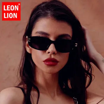 LeonLion 2022 Aikštė Akiniai nuo saulės Moterims, Prabangos Prekės Akiniai Moterims/Vyrams Šalies Taurės Moterų Cateye Gafas De Sol Mujer UV400