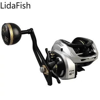 Lidafish Aukštos Kokybės Baitcasting Ritės Magnetinio Stabdžių System16KG Max Drag Žvejybos Ritės Gėlo Vandens, Jūrinės Žvejybos Ritė