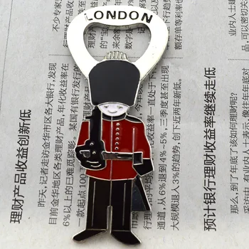 LONDONO kareivius, kelionių suvenyrai lydinio peilis šaldytuvas lipdukai