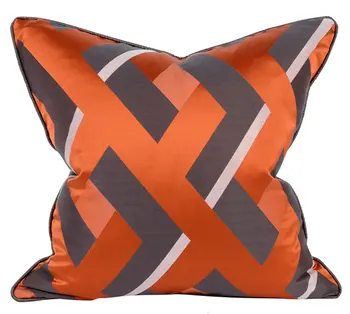 Mados oranžinė žalia mėlyna geometrinis dekoratyvinis mesti pagalvę/almofadas atveju, 45 50,europos šiuolaikinės pagalvėlė padengti namų dekoravimo