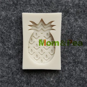 Mama&Žirnių MPB0064 Ananasų Formos Silikono Formos Pyragas Apdaila Minkštas Pyragas 3D Pelėsių, Maisto Klasės,