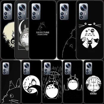 Mielas Totoro Ghibli Miyazaki Anime Telefoną Atveju Xiaomi Poco X4 X3 NFC M4 Pro 5G GT M2 M3 Mi 10 Pastaba Lite F2 F3 F1 A1 A2 A3 CC9E