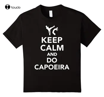 Nauja Vasaros Cool Marškinėliai, Nusiraminkite Ir Padaryti Capoeira Marškinėliai Medvilniniai Marškinėliai Tee Marškinėliai Užsakymą Aldult Paauglių Unisex Mados Juokingas Naujas