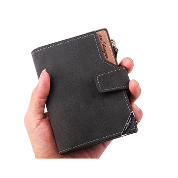Naujas atvykimo Vyrų piniginės su moneta kišenėje derliaus trumpas nubuko odos kortelės, piniginės, prekės hasp užtrauktukas pinigų maišas, kortelės turėtojas dizaineris