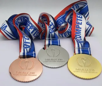 Pigūs aukso medalis, sidabro ir bronzos medallion nėrinių formos medalis k 200133
