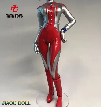 SANDĖLYJE 1/6 Masto JO21X-65 moterų oda jumpsuit triko cosplay drabužiai tinka 12 cm veiksmų skaičius, kūno modelis