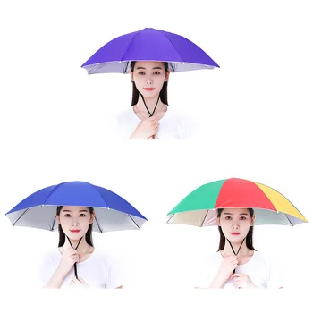 Skėtis Skrybėlę, Rankų Skėčio formos Kepurė su Reguliuojamu Raišteliu Lauko skėtį nuo saulės Lengvas Apsaugos nuo Saulės Žvejybos Kepurės B2Cshop