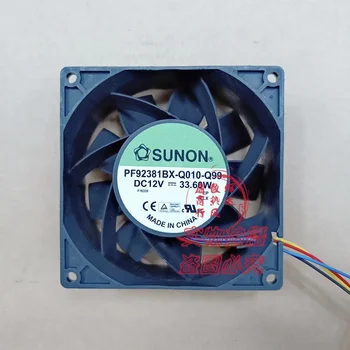SUNON PF92381BX-Q110-Q99 DC 12V 33.60 W 90x90x38mm 4-Wire Serverio Aušinimo Ventiliatorius