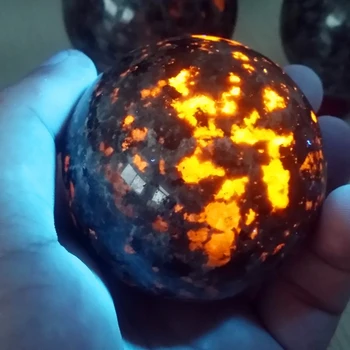 Ugnies Akmuo Kamuolys Chakra Energijos Galingas Apdailos Pasaulyje Gražus Mineralinis Crystal Ball natūralu, kad Akvariumas kabinetas