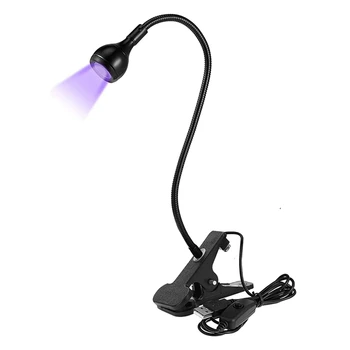 USB LED UV Telefono Klijai Kietinimo Lempa,UV Led Nagų Lempa Gelio Nagai,Nešiojamų Apkabos, Lankstus darbo Stalo Lempų, Mobiliųjų Remontas