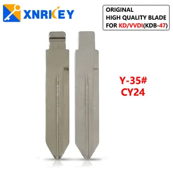 XNRKEY 10 Vnt Y-35# CY24 Originalus, Aukštos Kokybės Blade KD/VVDI Nuotolinio Rakto Pakeitimas Metalo Tuščią Pūko Peilis