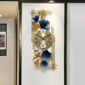 Šviesos Prabanga Paprastu Būdu Modernaus Dizaino Sieninis Laikrodis Kambarį Buitiniai Laikrodžiai Namų Puošybai Meno Atmosferos Sieniniai Laikrodžiai